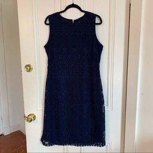 Navy Blue Cocktail Dress